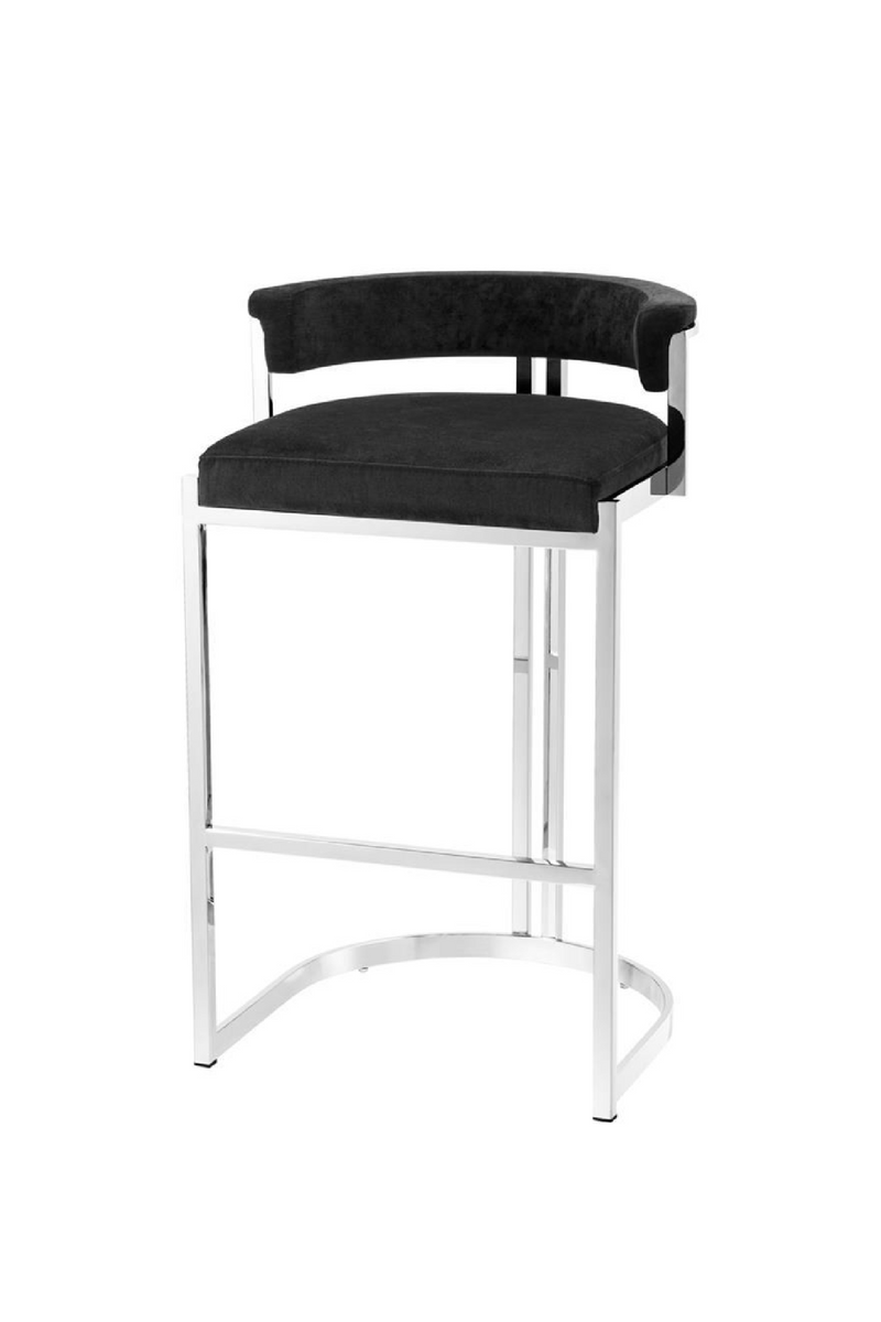 Tabouret de bar noir | Eichholtz Dante | Meubleluxe.fr