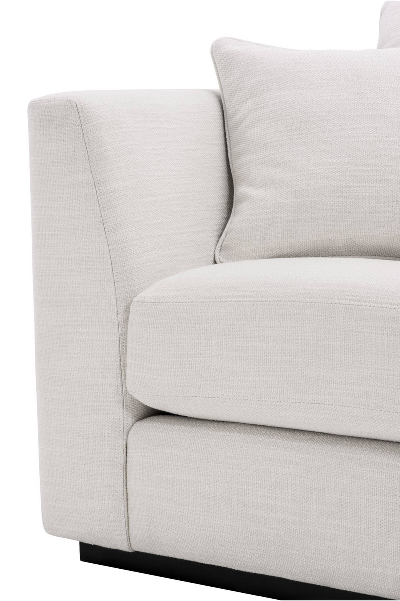 Fauteuil cubique blanc cassé | Eichholtz Taylor | Meubleluxe.fr