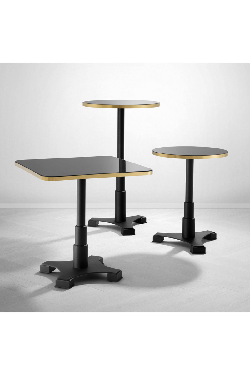 Table carrée noire | Eichholtz Avoria | Meubleluxe.fr