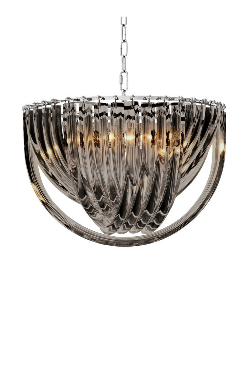 Lustre rond noir | Eichholtz Murano | Meubleluxe.fr