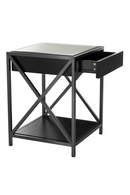 Table de chevet noire | Eichholtz Beverly Hills | Meubleluxe.fr