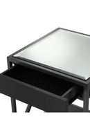 Table de chevet noire | Eichholtz Beverly Hills | Meubleluxe.fr