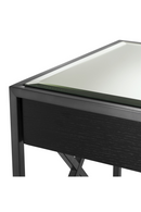 Table de chevet noire | Eichholtz Beverly Hills | Meubleluxe.fr