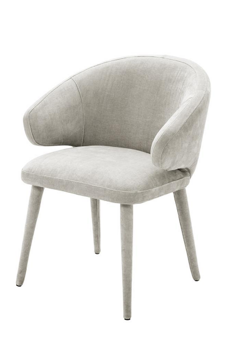 Chaise de salle à manger gris sable | Eichholtz Cardinale | Meubleluxe.fr