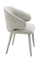 Chaise de salle à manger gris sable | Eichholtz Cardinale | Meubleluxe.fr