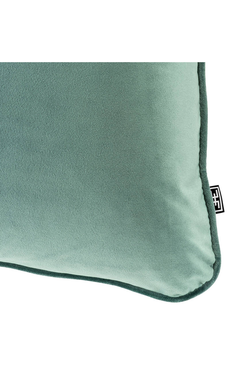 Coussin en velours turquoise | Eichholtz Roche | Meubleluxe.fr