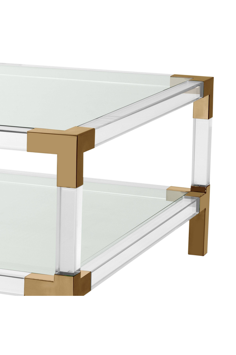 Table basse en verre | Eichholtz Royalton | Meubleluxe.fr