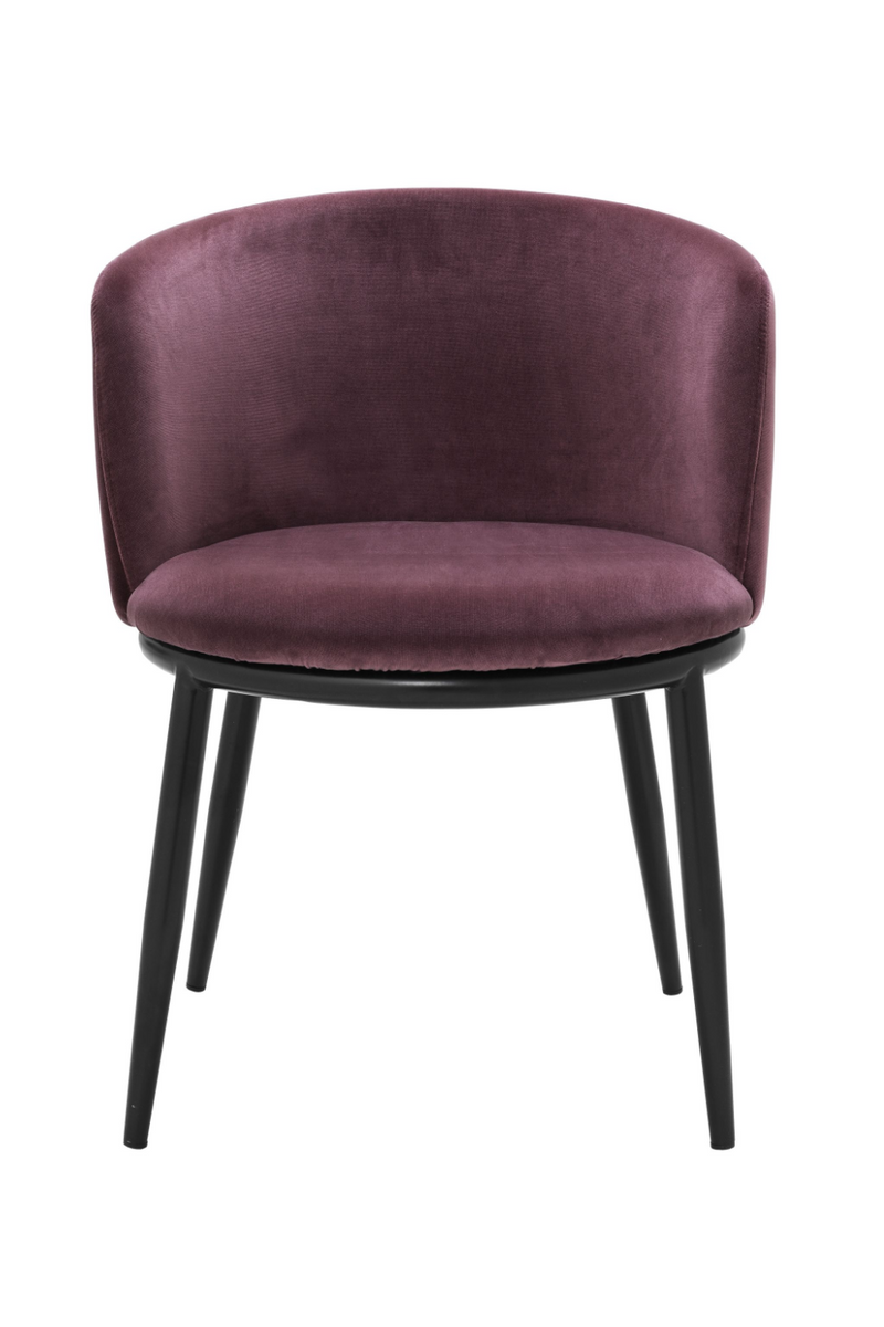 Chaises en velours violet (lot de 2) | Eichholtz Filmore | Meubleluxe.fr