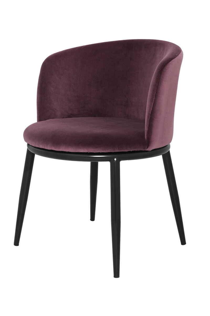 Chaises en velours violet (lot de 2) | Eichholtz Filmore | Meubleluxe.fr