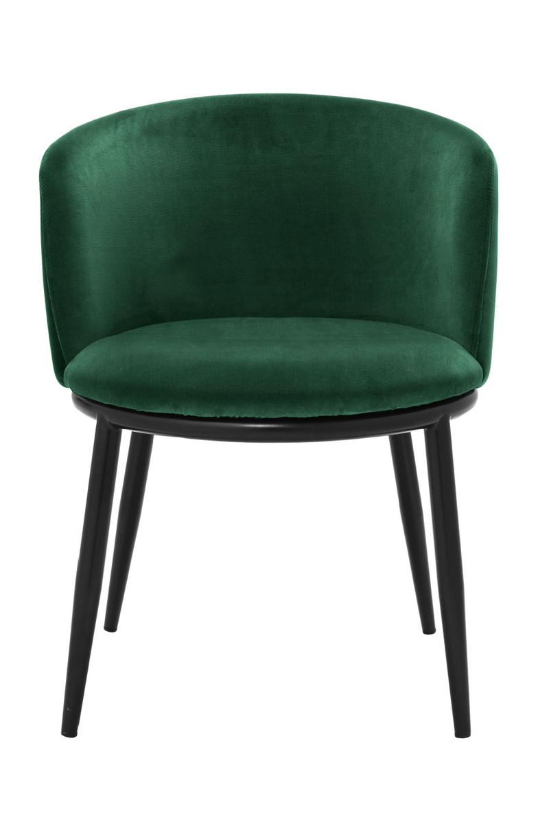 Chaises en velours vert (lot de 2) | Eichholtz Filmore | Meubleluxe.fr