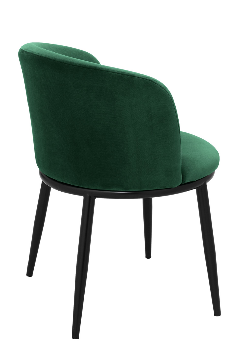 Chaises en velours vert (lot de 2) | Eichholtz Filmore | Meubleluxe.fr