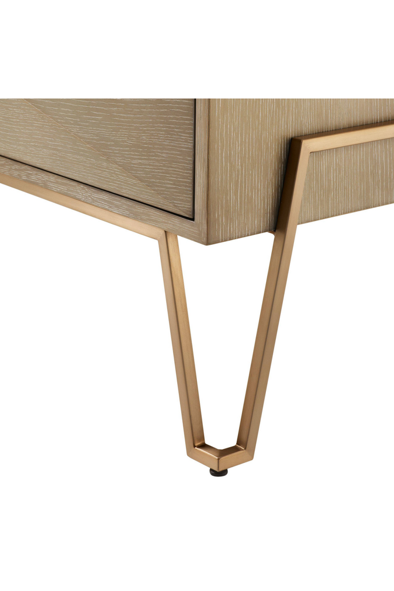 Table de chevet en chêne | Eichholtz Highland | Meubleluxe.fr