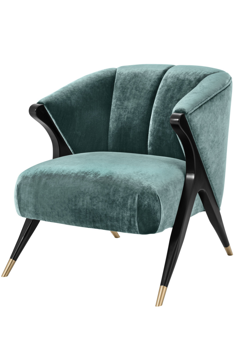 Fauteuil vert | Eichholtz Pavone | Meubleluxe.fr