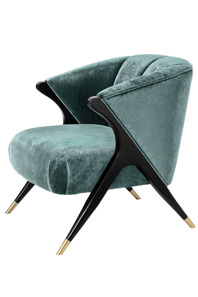 Fauteuil vert | Eichholtz Pavone | Meubleluxe.fr