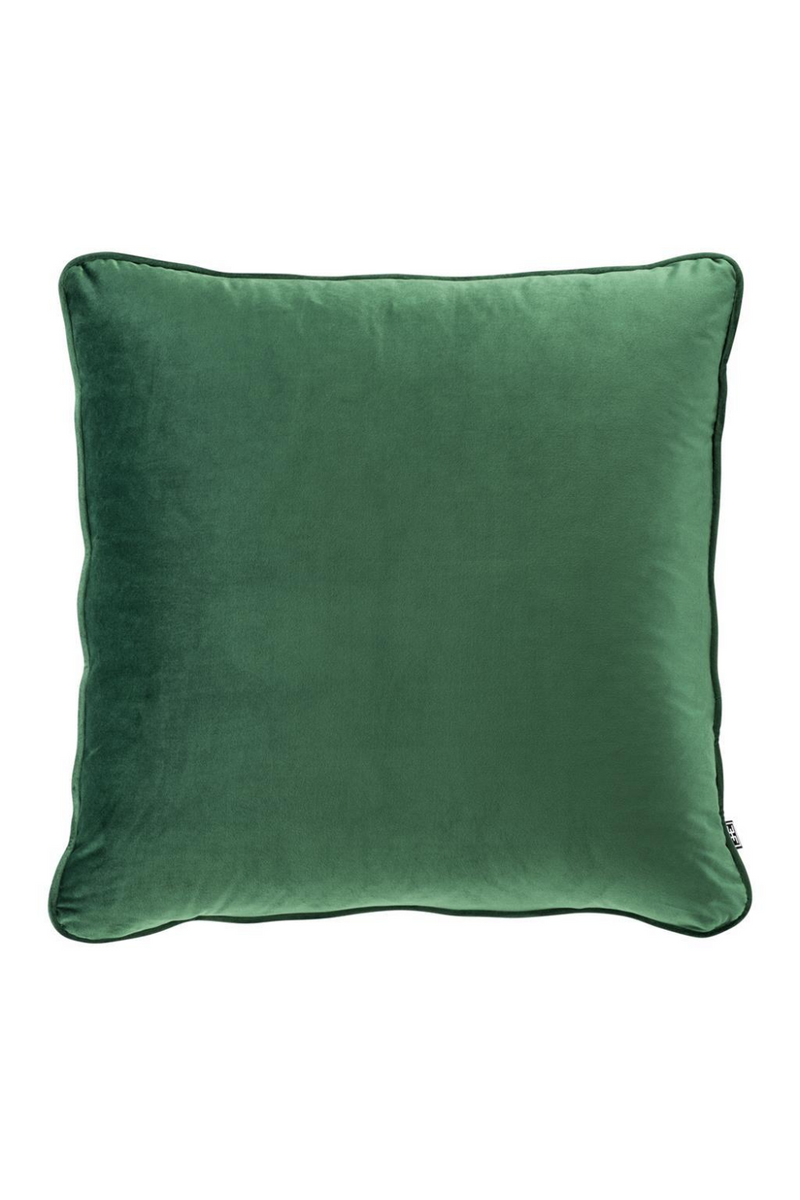 Coussin en velours vert | Eichholtz Roche | Meubleluxe.fr