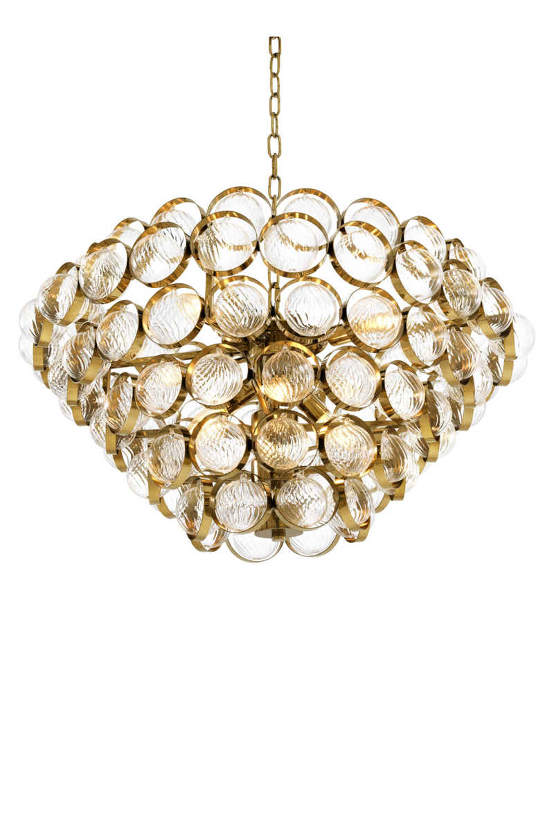 Lustre en verre | Eichholtz Opera | Meubleluxe.fr