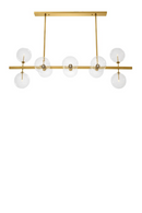 Lustre doré en verre | Eichholtz Largo | Meubleluxe.fr