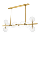 Lustre doré en verre | Eichholtz Largo | Meubleluxe.fr