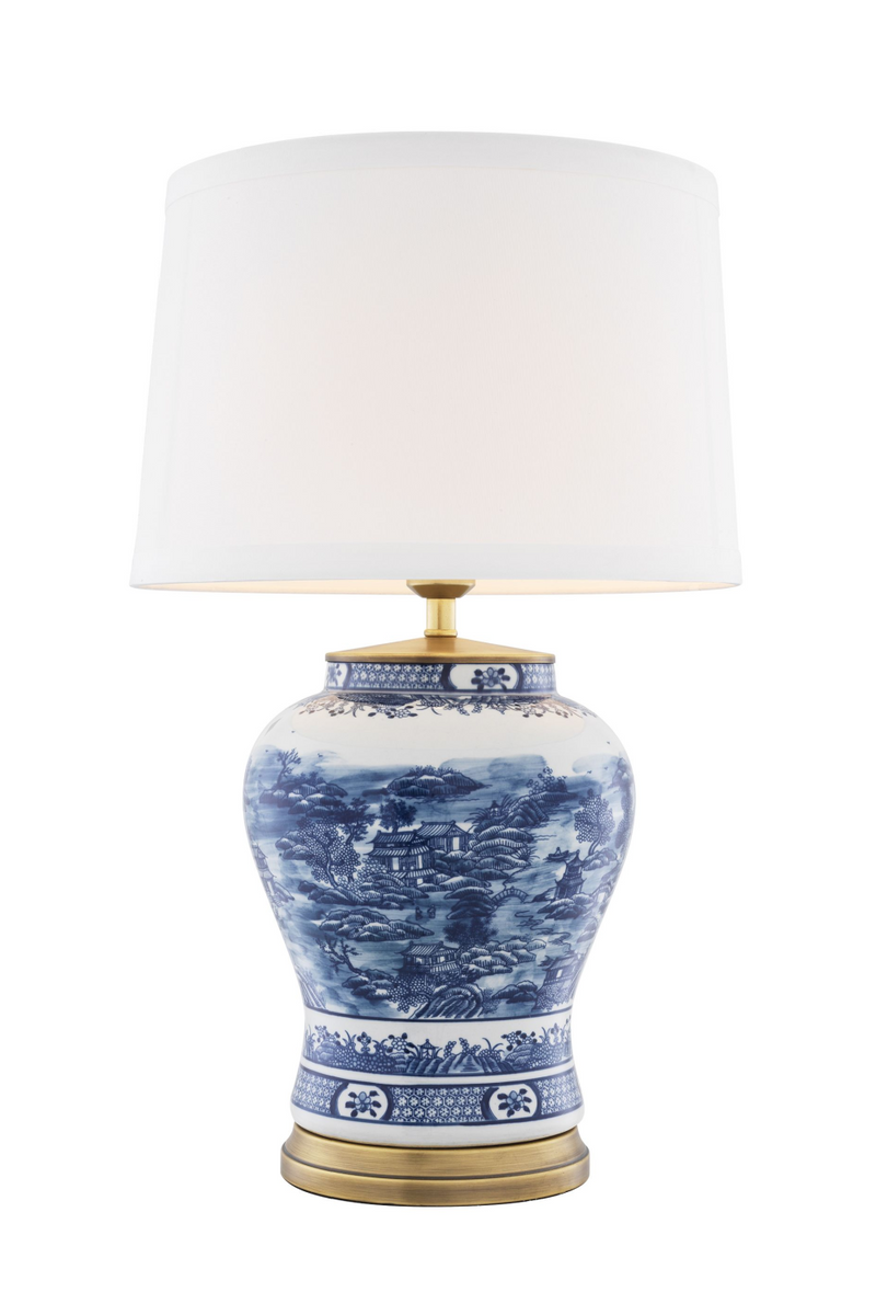 Lampe chinoise bleue | Eichholtz Chinese Blue | Meubleluxe.fr