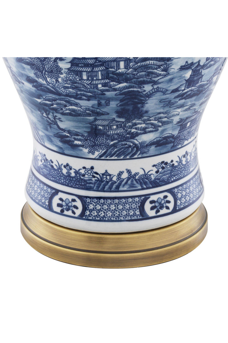 Lampe chinoise bleue | Eichholtz Chinese Blue | Meubleluxe.fr