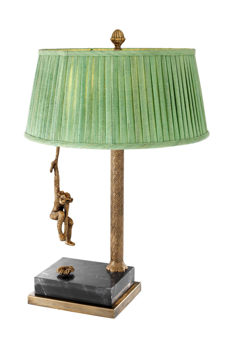 Lampe de table en laiton et en marbre | Eichholtz Jungle | Meubleluxe.fr