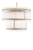 Lustre en verre à 2 niveaux | Eichholtz Ruby L | Meubleluxe.fr