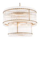 Lustre en verre à 2 niveaux | Eichholtz Ruby L | Meubleluxe.fr