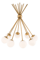 Lustre en laiton et verre | Eichholtz Luxor | Meubleluxe.fr