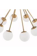 Lustre en laiton et verre | Eichholtz Luxor | Meubleluxe.fr