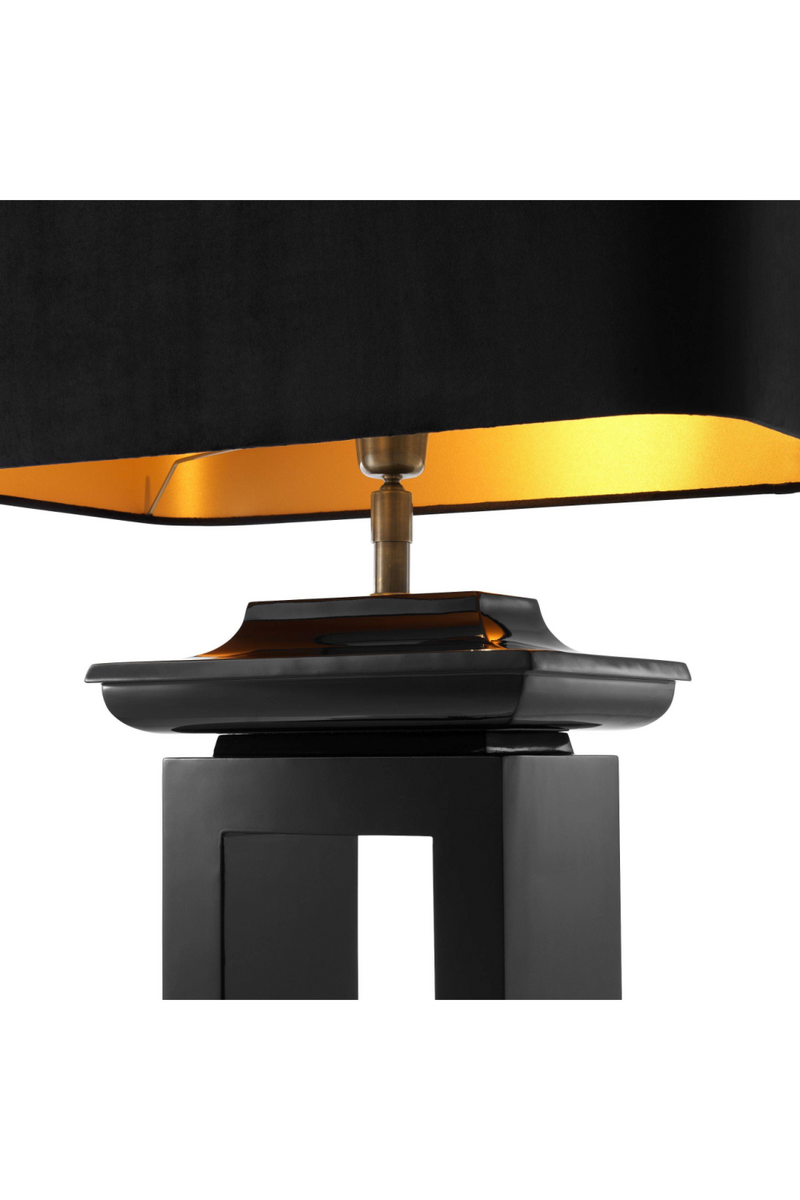 Lampe noire orientale | Eichholtz Mandarin | Meubleluxe.fr