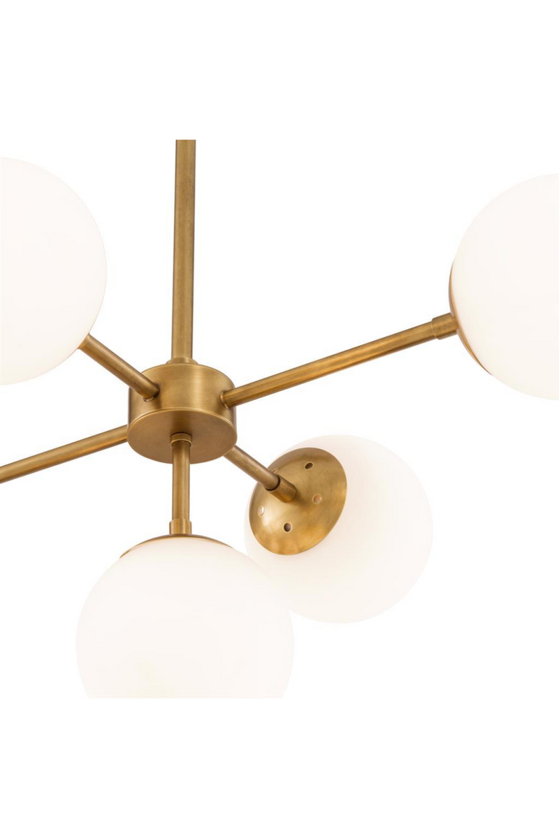 Lustre industriel en laiton | Eichholtz Lux | Meubleluxe.fr