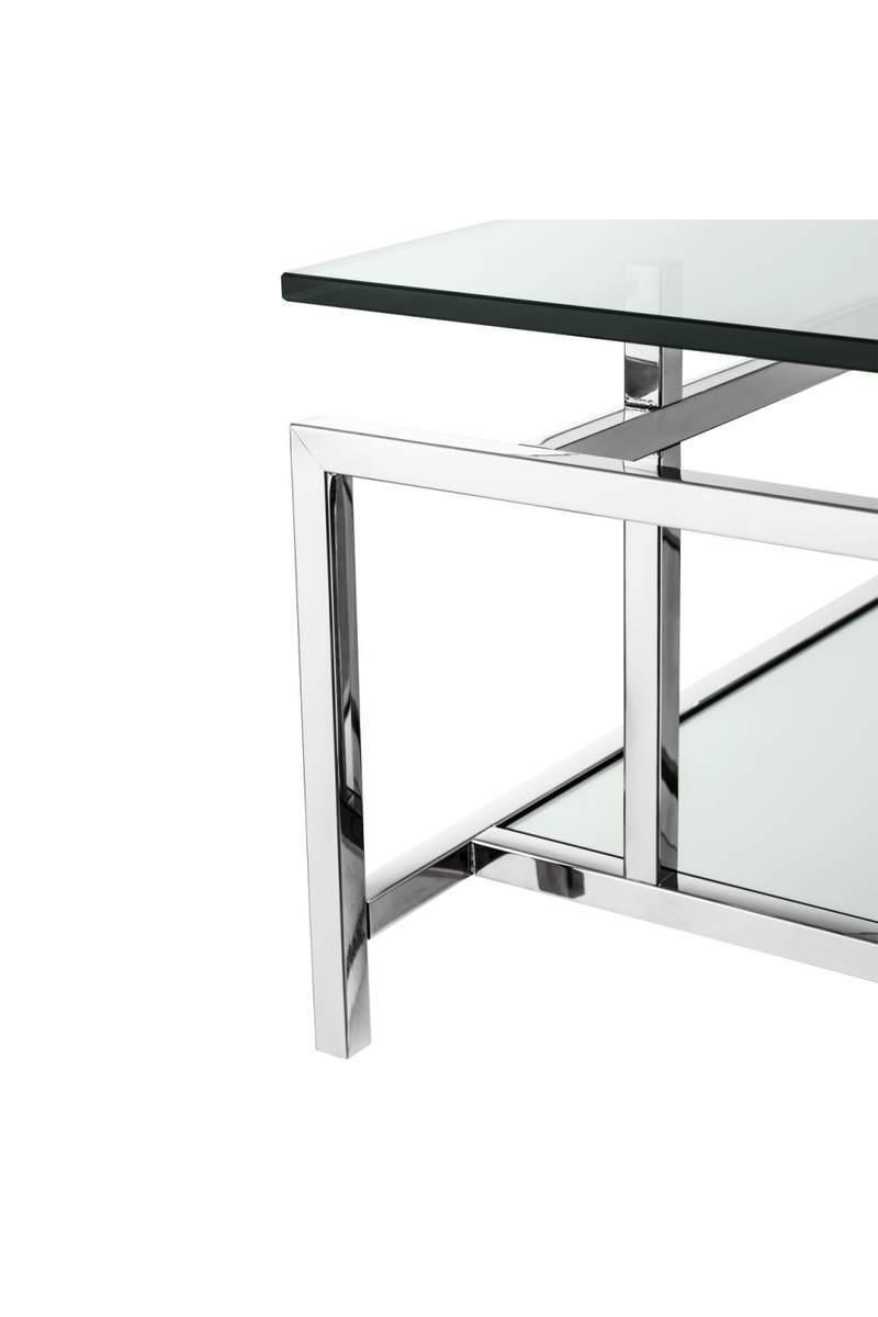 Table basse carrée en verre | Eichholtz Superia | Meubleluxe.fr