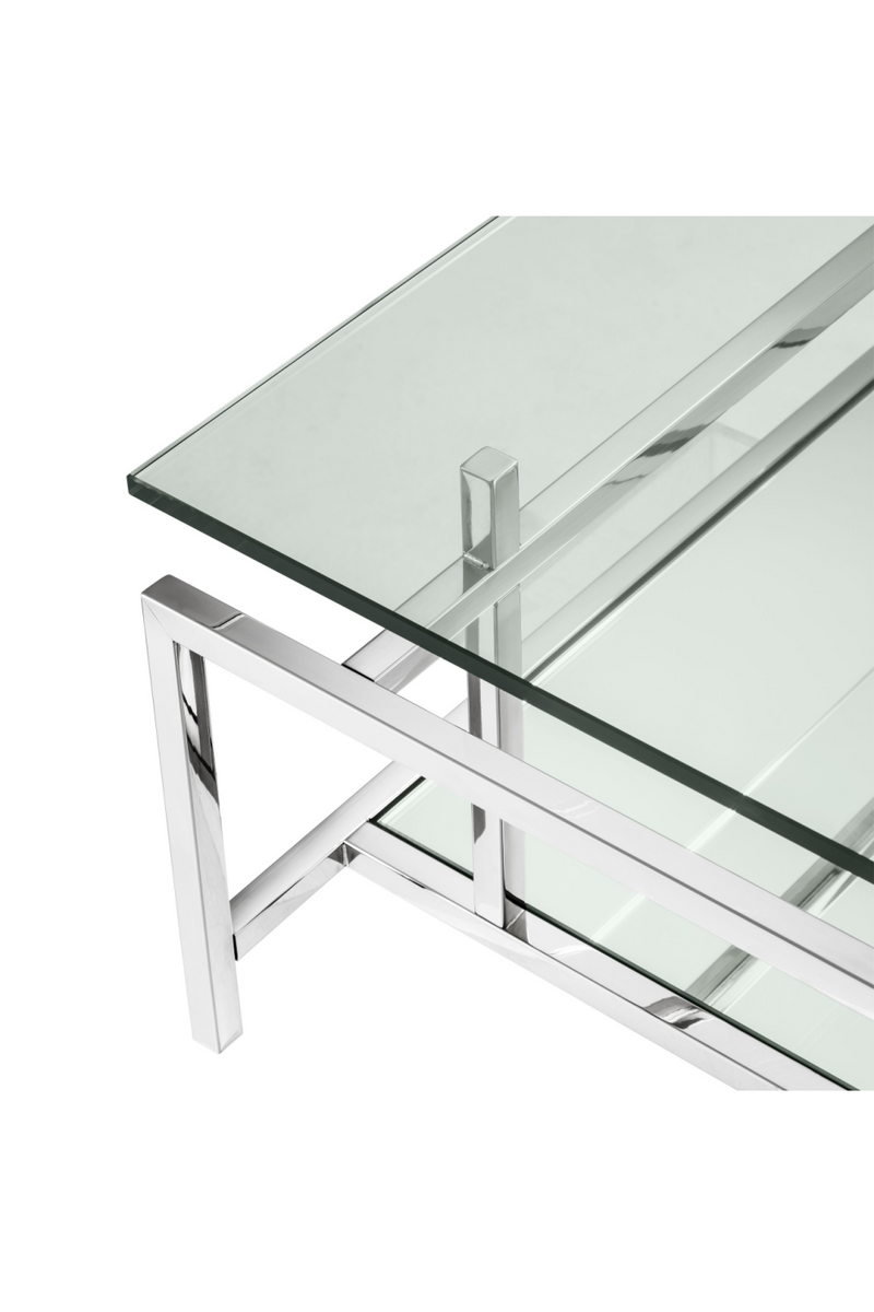 Table basse carrée en verre | Eichholtz Superia | Meubleluxe.fr