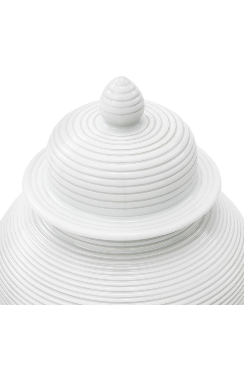 Pot en porcelaine blanche -S- | Eichholtz Celestine | Meubleluxe.fr