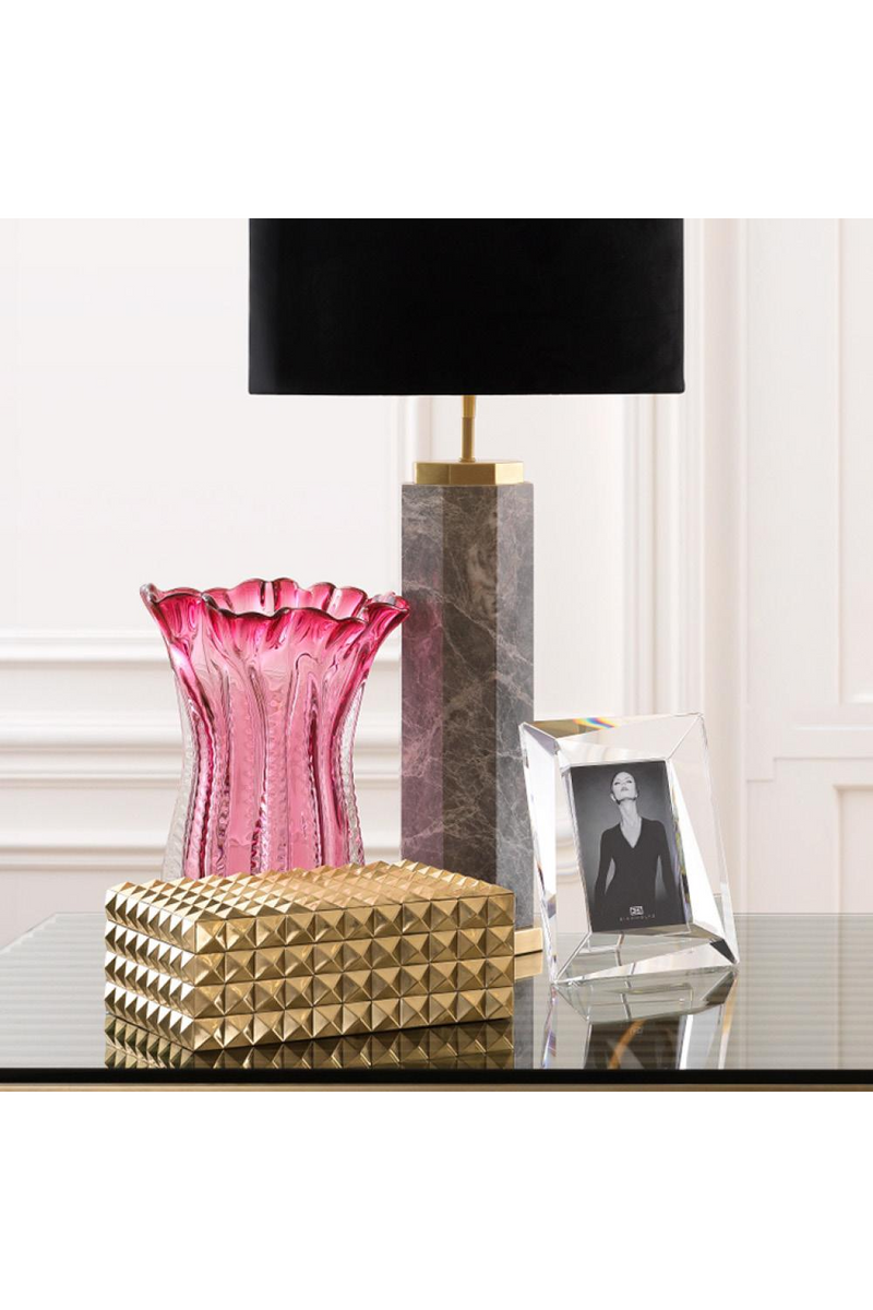 Vase en verre rose | Eichholtz Caliente L | Meubleluxe.fr