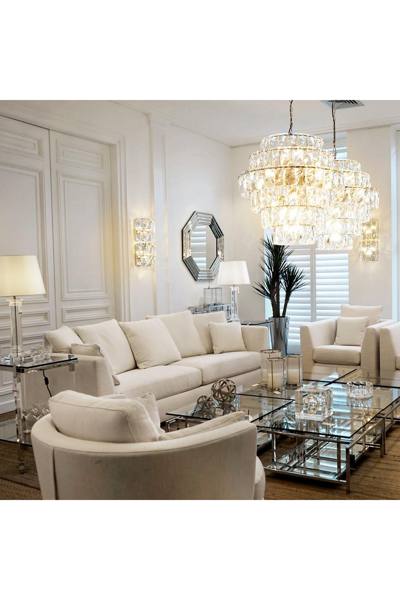 Lustre en cristal -L- | Eichholtz Amazone | Meubleluxe.fr