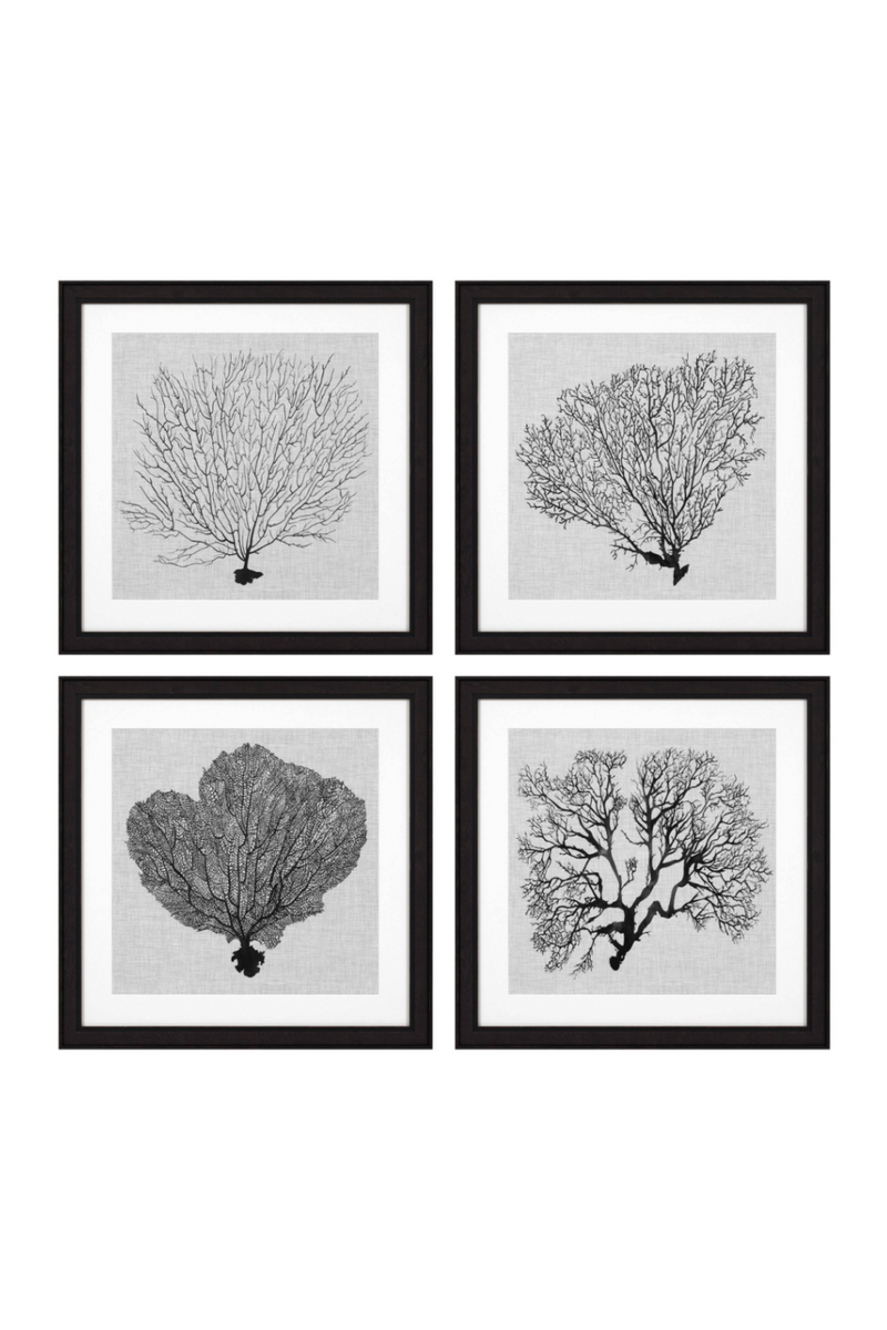 Dessins de coraux | Eichholtz Shadow Sea Fans | Meubleluxe.fr