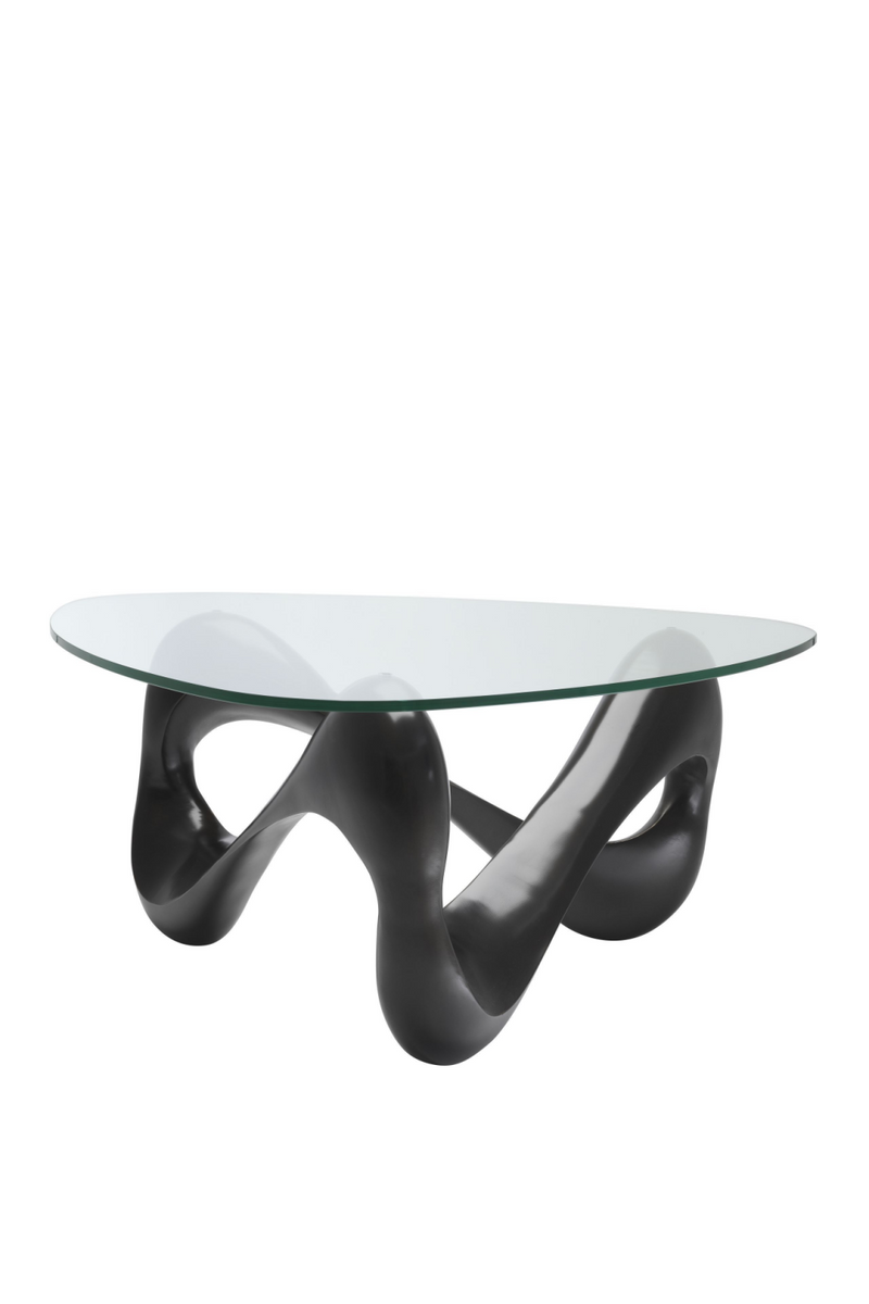 Table basse en verre et bronze | Eichholtz Aventura | Meubleluxe.fr