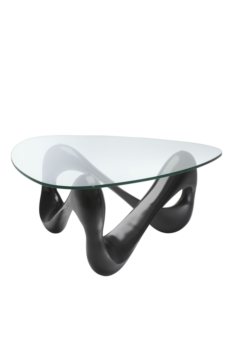 Table basse en verre et bronze | Eichholtz Aventura | Meubleluxe.fr