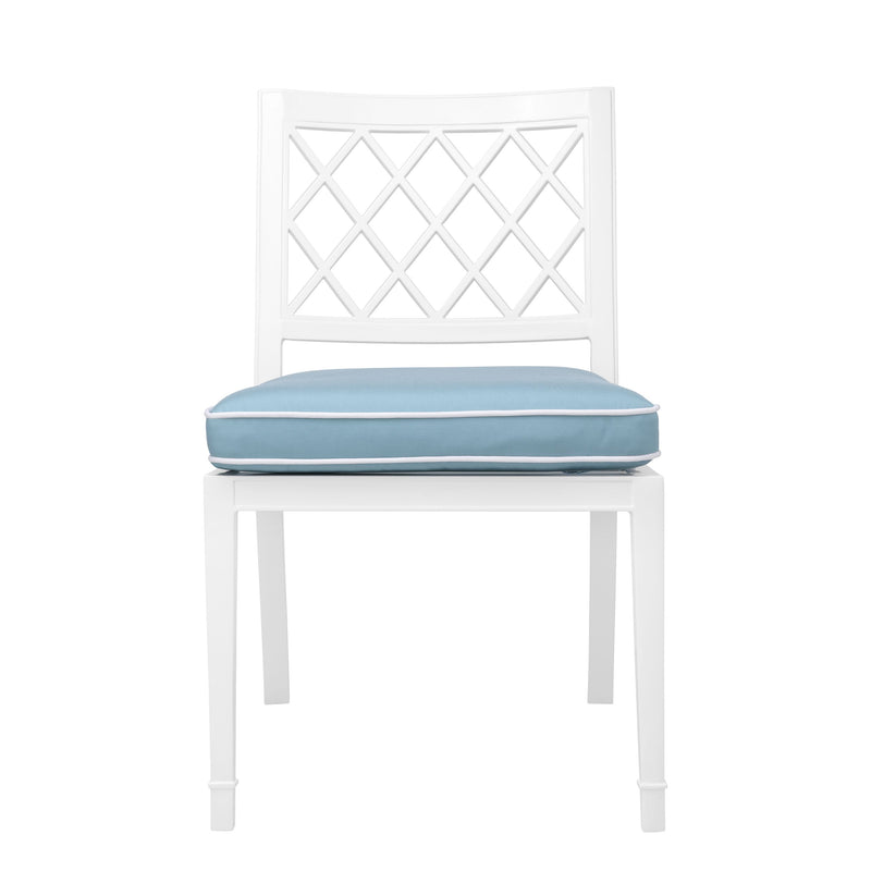 Chaise de table laquée blanc | Eichholtz Paladium | Meuble Luxe Moderne