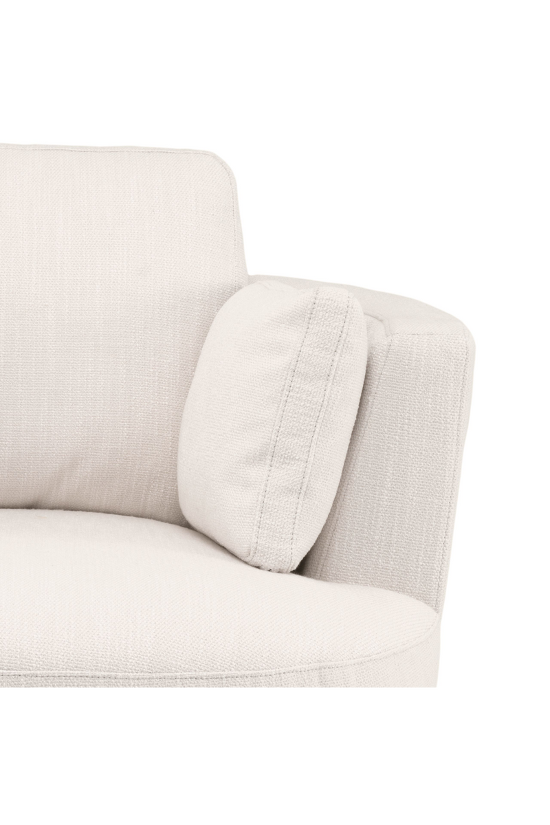 Fauteuil beige pivotant | Eichholtz Clarissa | Meubleluxe.fr