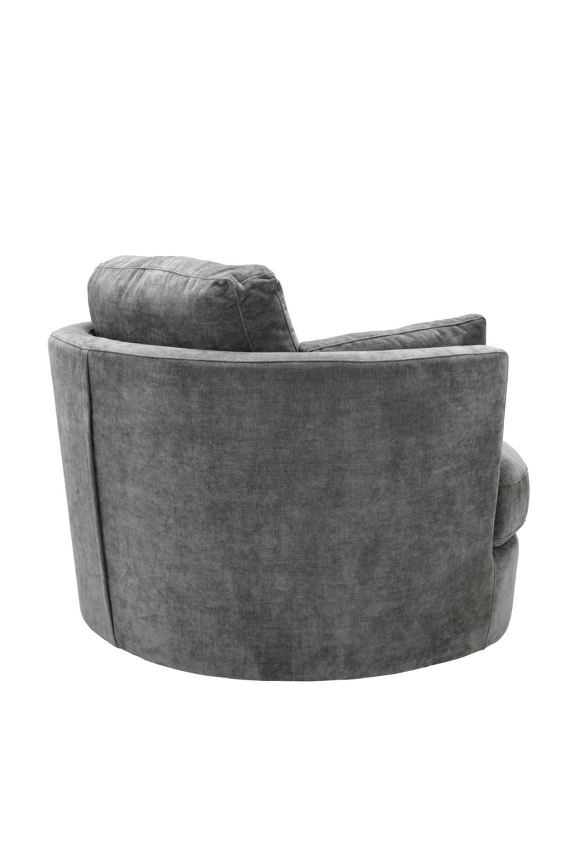 Fauteuil gris pivotant | Eichholtz Clarissa | Meubleluxe.fr 