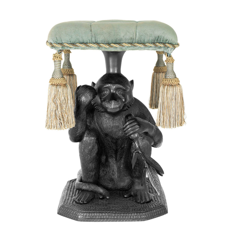 Tabouret singe exotique | Eichholtz Monkey | Meuble Luxe de qualité