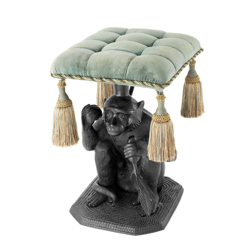 Tabouret singe exotique | Eichholtz Monkey | Meuble Luxe de qualité