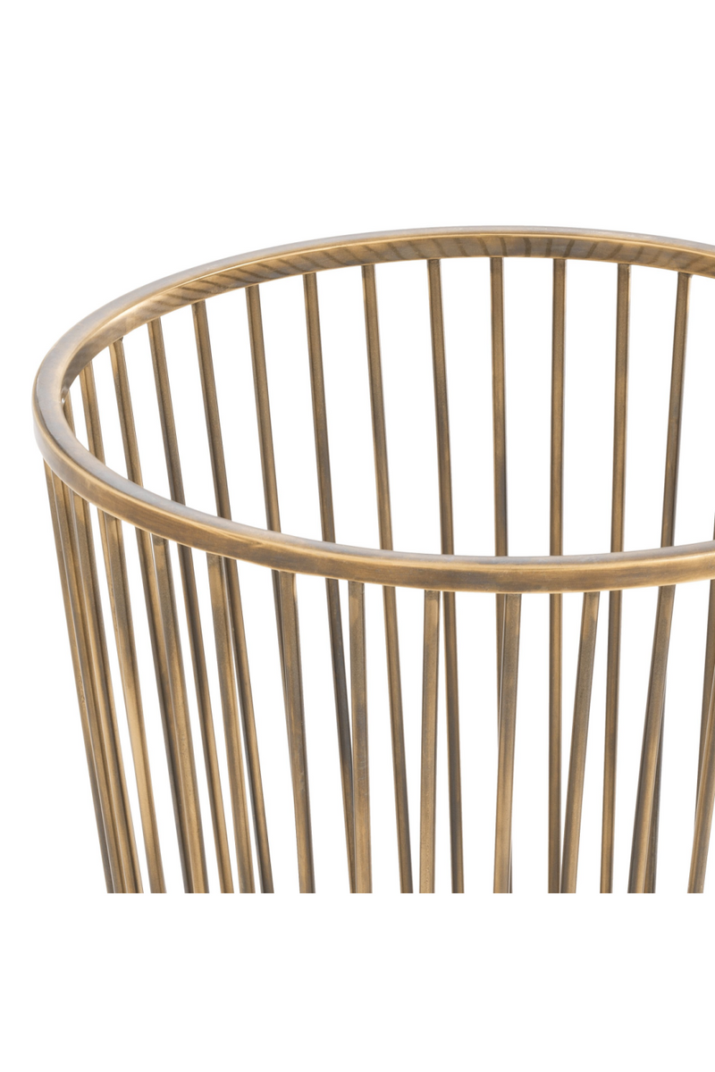 Panier à serviettes en bronze | Eichholtz Baleana | Meubleluxe.fr