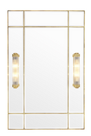 Miroir éclairé doré | Eichholtz Beaumont | Meubleluxe.fr