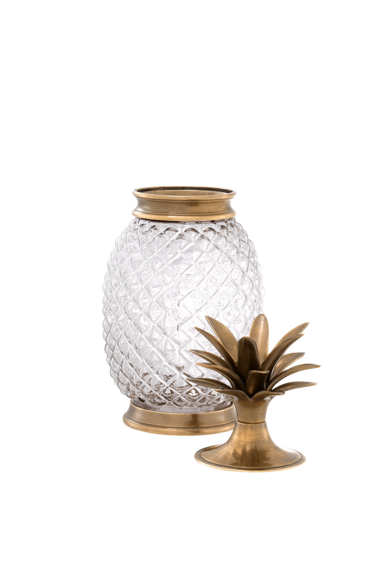 Pot doré ananas en verre | Eichholtz Hayworth | Meubleluxe.fr