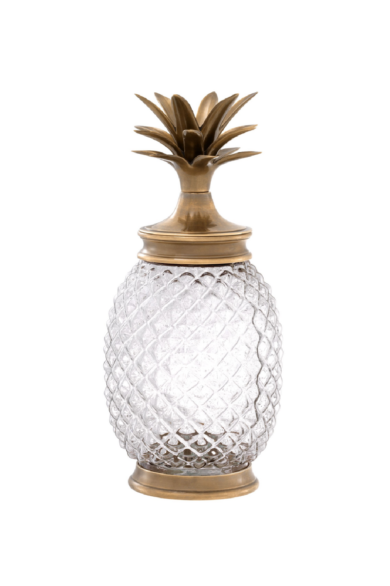 Pot doré ananas en verre | Eichholtz Hayworth | Meubleluxe.fr