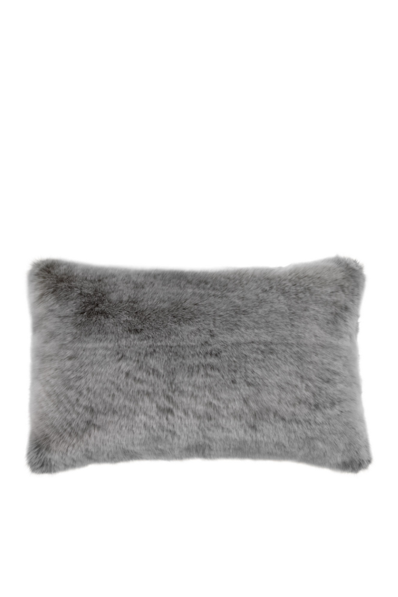 Coussin en fourrure grise  | Eichholtz Alaska | Meubleluxe.fr