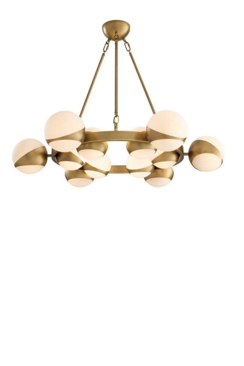 Lustre en Laiton | Eichholtz Piazetta | Meubleluxe.fr